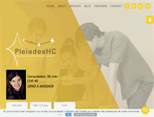 Tablet Screenshot of pleiadeshc.com